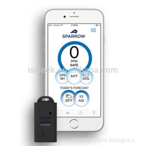 Wearable Air Monitors Wearable Environmental Health and Safety Monitor SPARROW